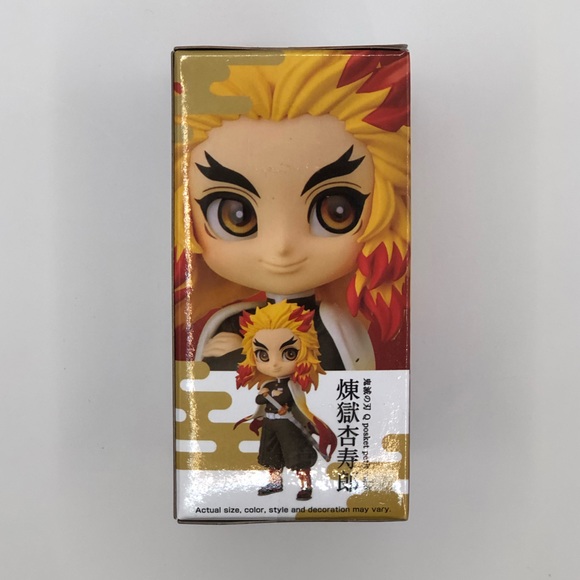 Banpresto | Figurina Demon Slayer Kyojuro Rengoku Vol.5 | Serie Q Posket | Altezza 7 Cm | Collezione Ufficiale